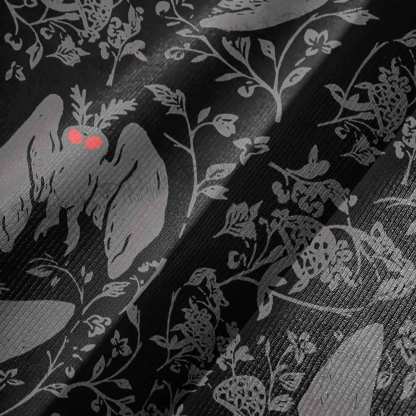 Mothman Bell-sleeve Handkerchief-hem Dress