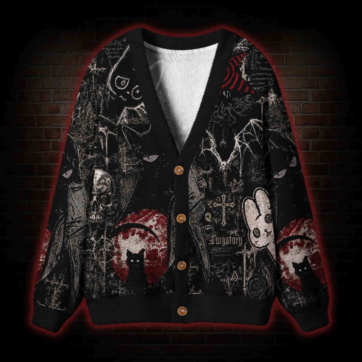Welcome to Purgatory Cardigan Sweater