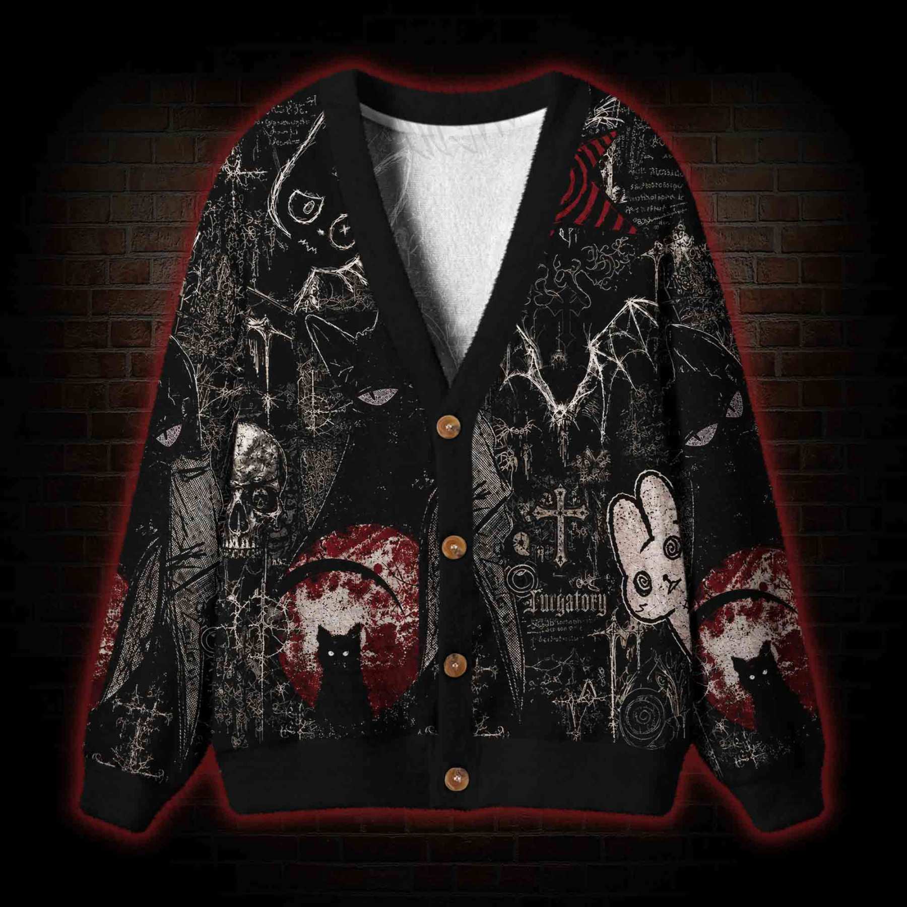 Welcome to Purgatory Cardigan Sweater