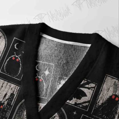 Shadows of Mothman Cardigan Sweater