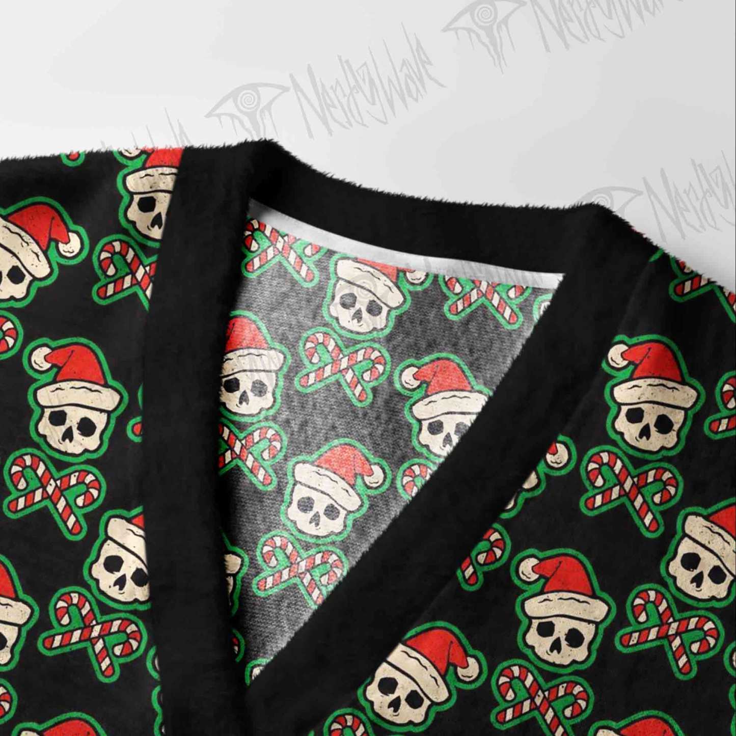 Creepy Christmas Cardigan Sweater