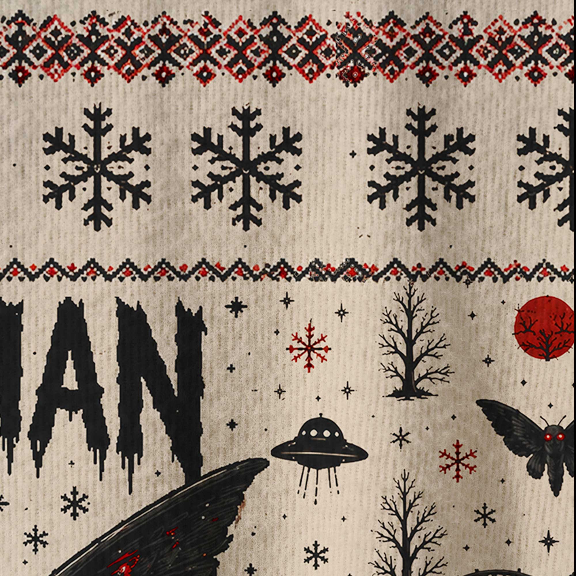 Mothman Cryptid Ugly Sweatshirts
