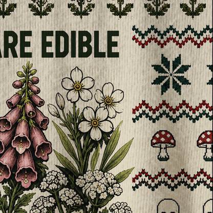 All Plants are Edible Some Only Once Ugly Sweatshirts
