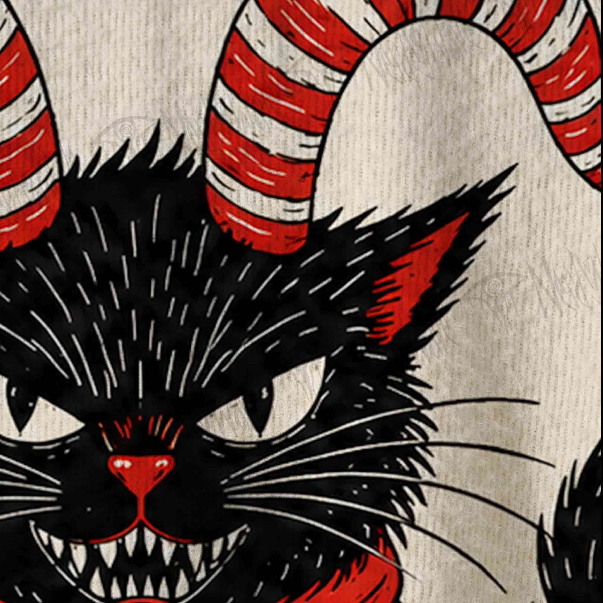 Meowry Krampus Ugly Sweatshirts