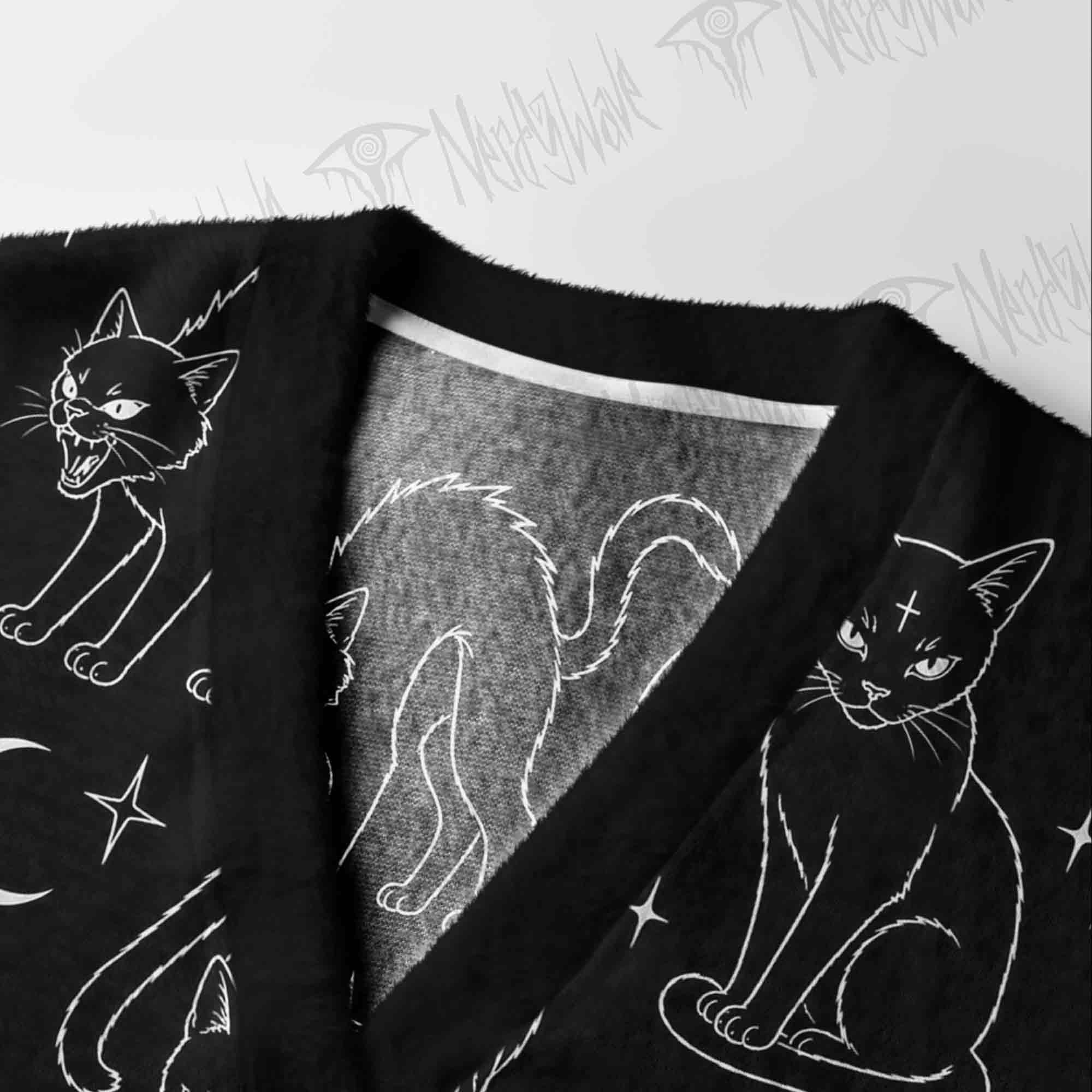 The Whimsigoth Familiar Cardigan Sweater