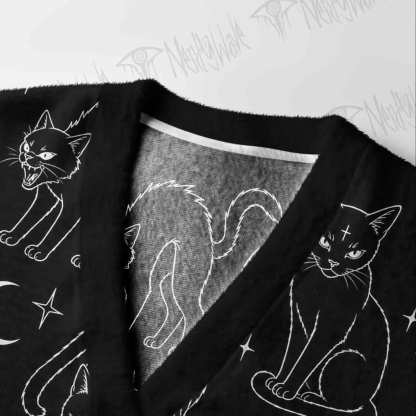 The Whimsigoth Familiar Cardigan Sweater