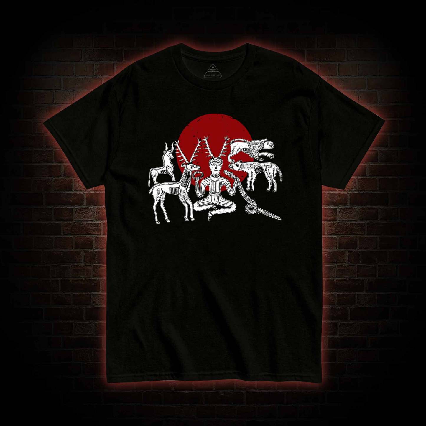 Cernunnos Horned God Halo T-shirt 