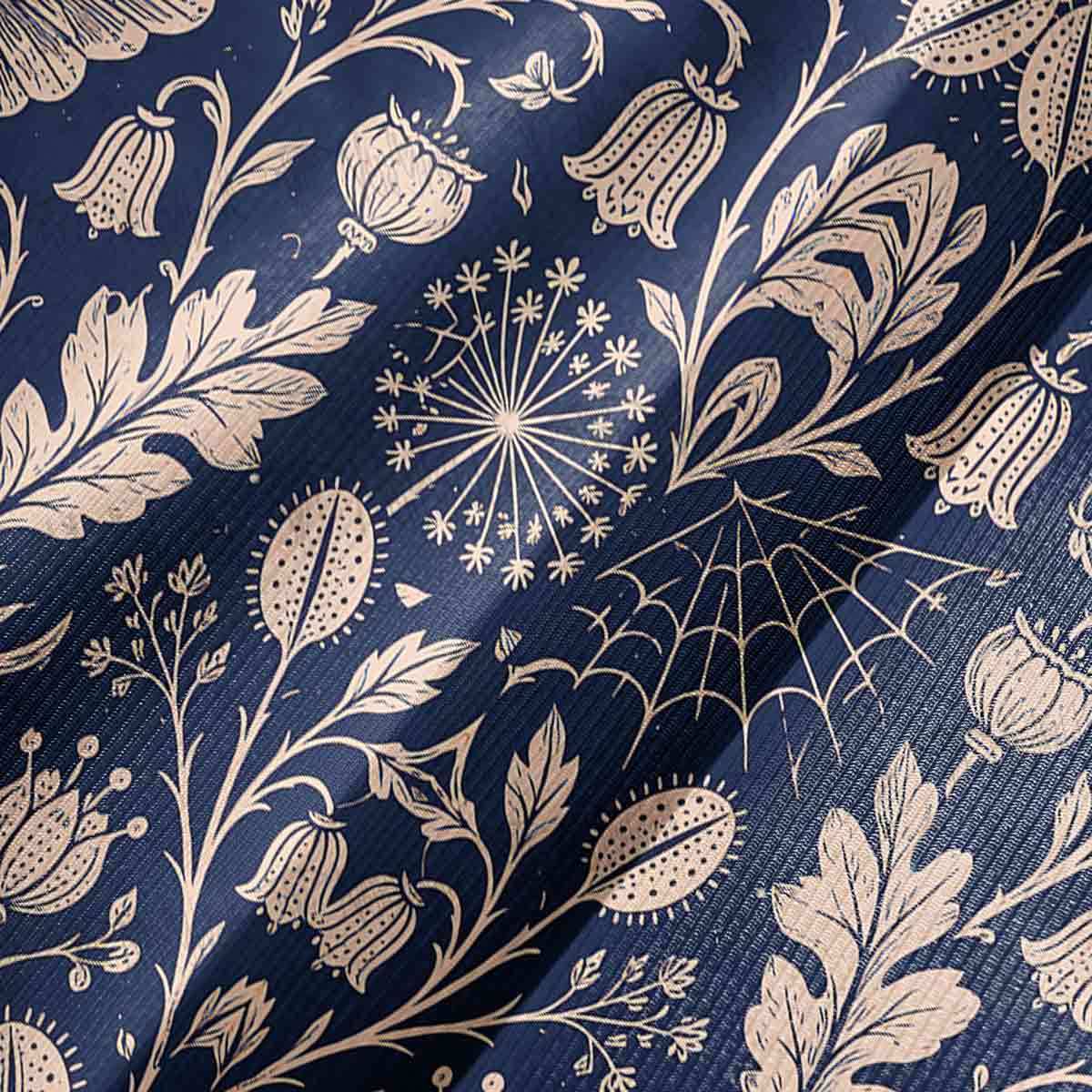 Cryptids Bell-sleeve Handkerchief-hem Dress