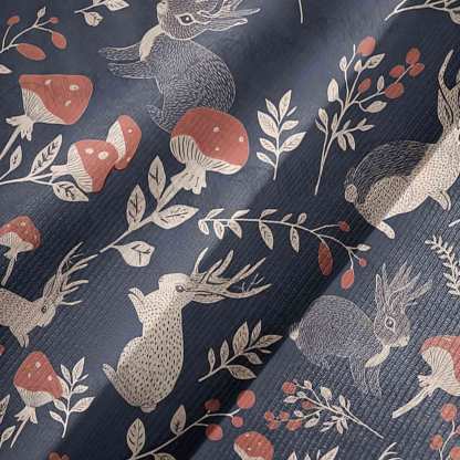Jackalope Bell-sleeve Handkerchief-hem Dress