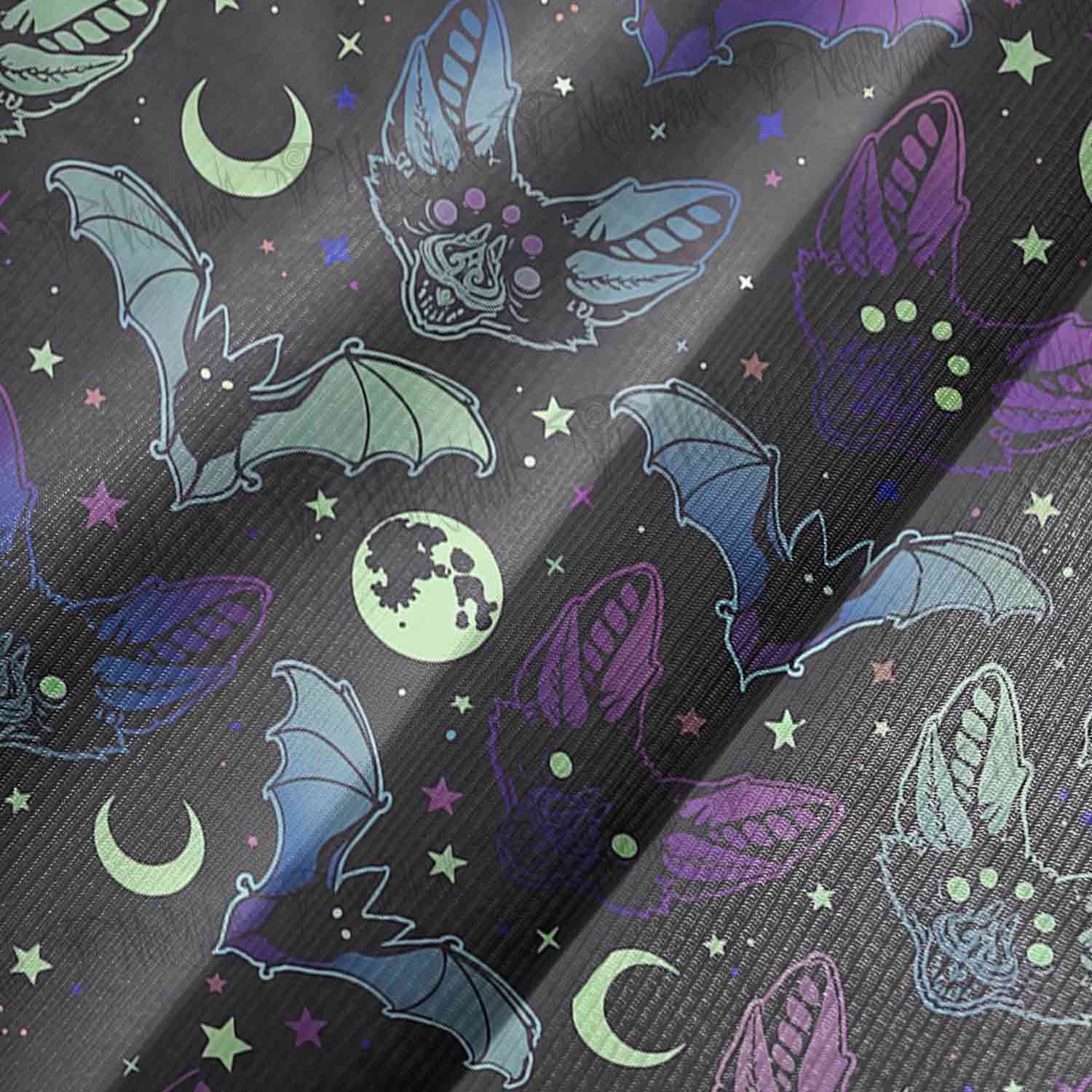 Bats Bell-sleeve Handkerchief-hem Dress