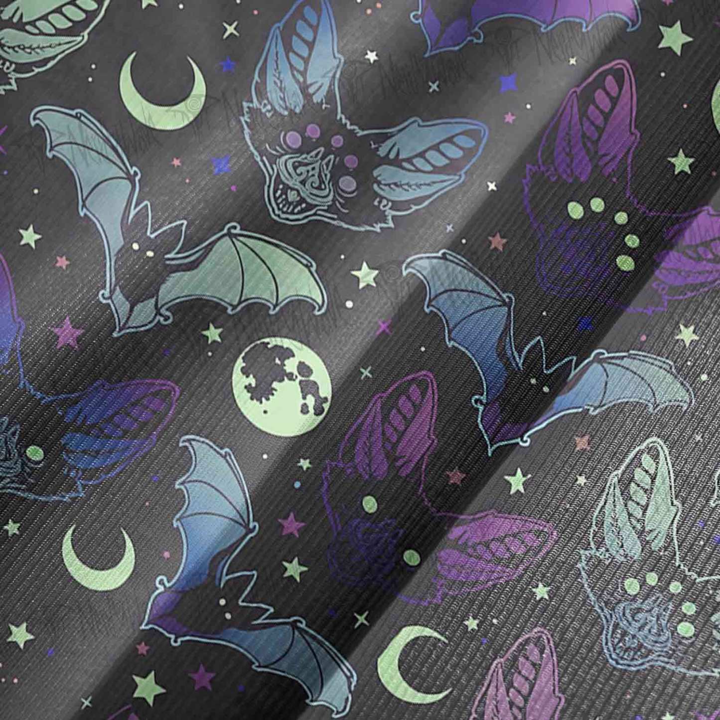 Bats Bell-sleeve Handkerchief-hem Dress