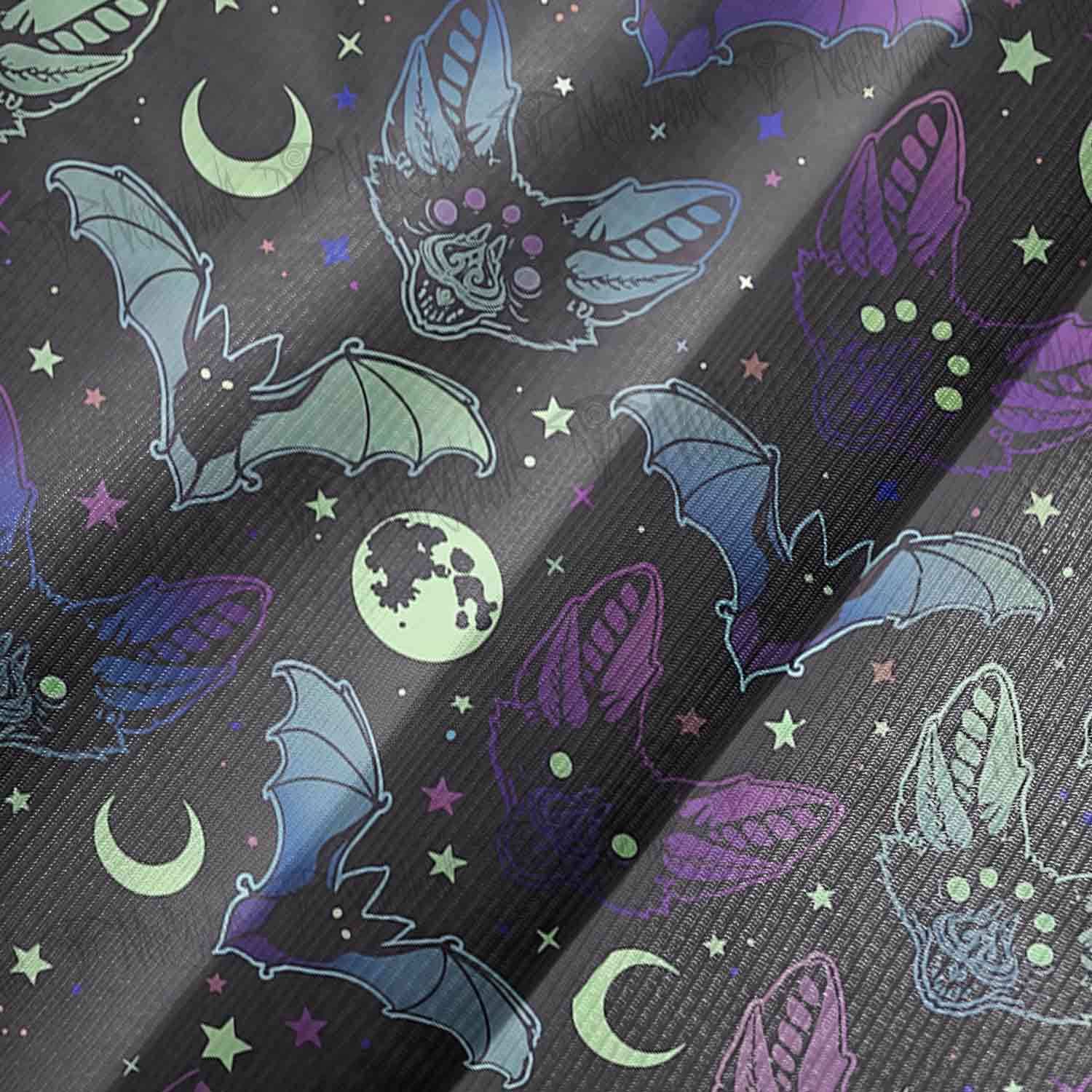 Bats Bell-sleeve Handkerchief-hem Dress