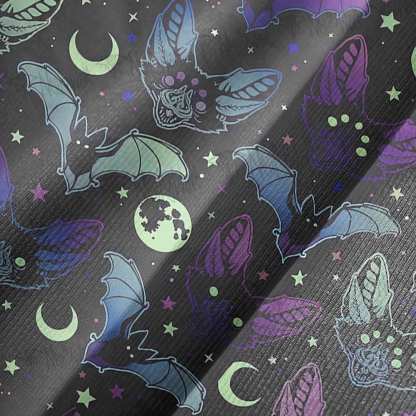 Bats Bell-sleeve Handkerchief-hem Dress