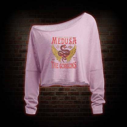 Medusa Off Shoulder Long Sleeve Top