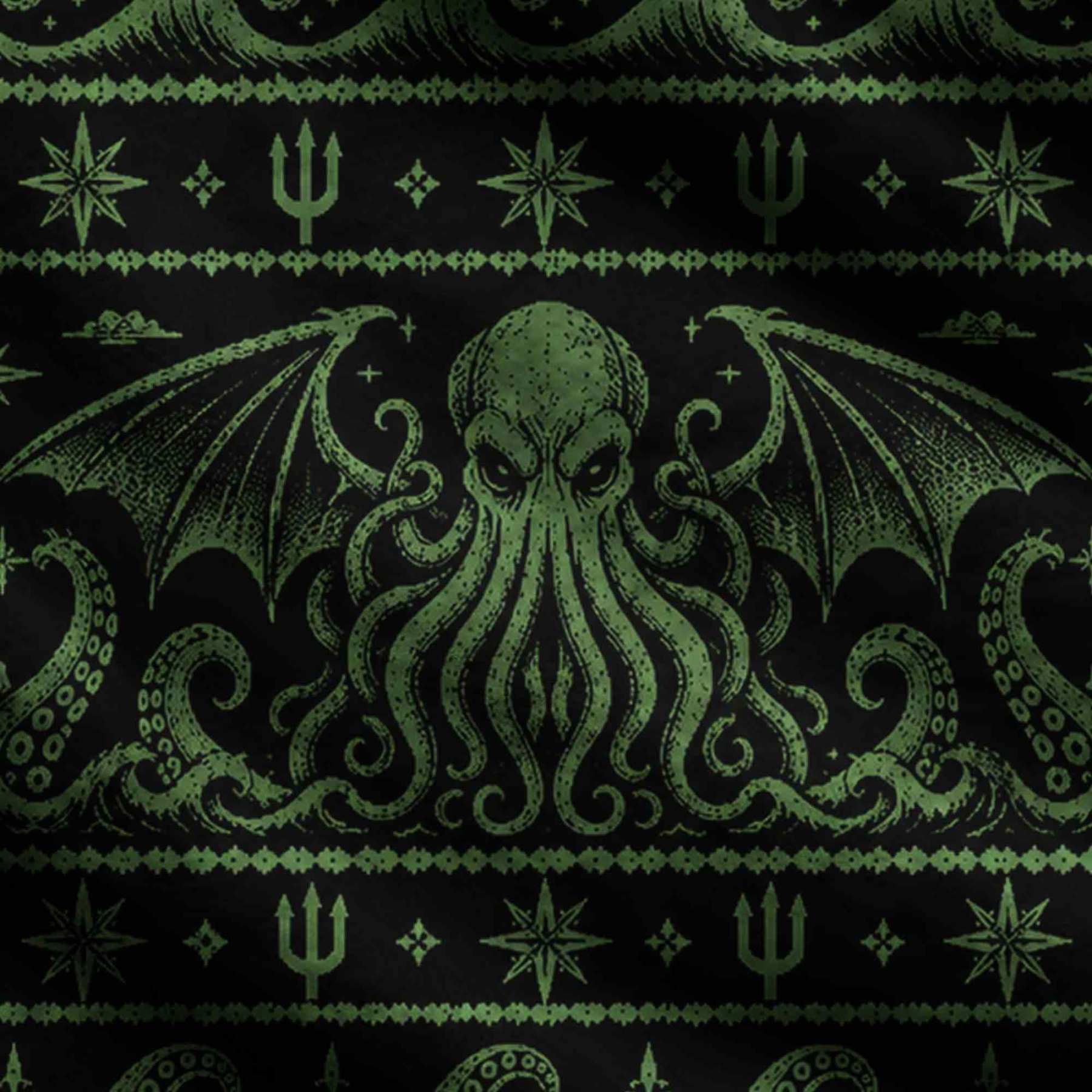 Abyss Cthulhu Ugly Sweatshirts