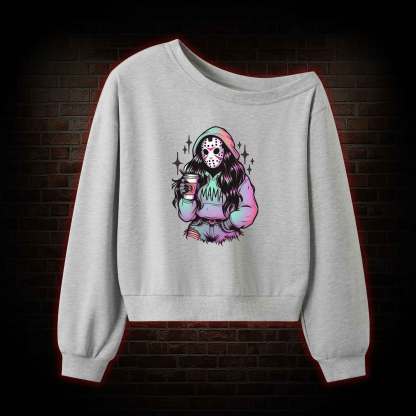 Halloween Mama Off Shoulder Sweatshirt