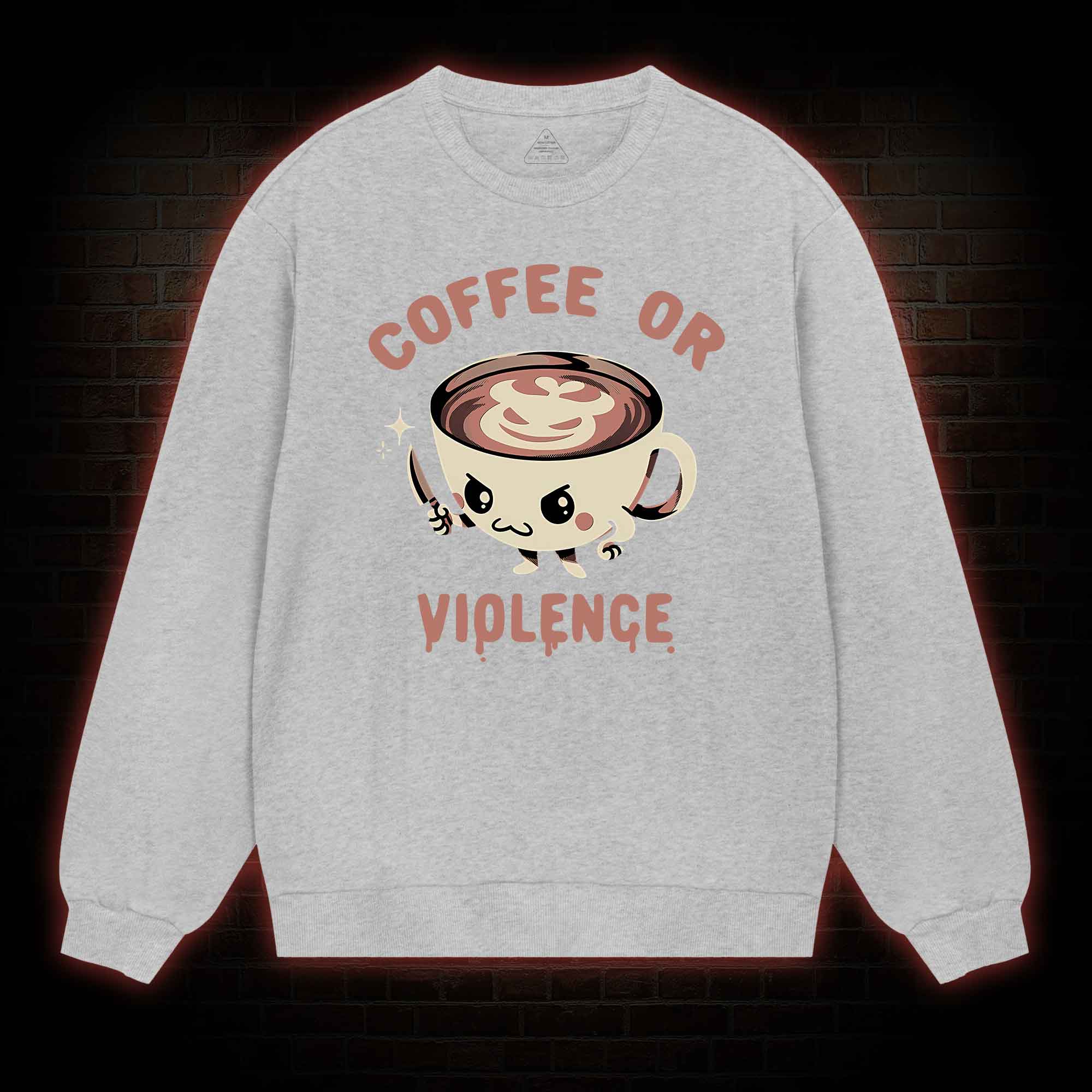 Coffee Or Violence Sweatshirt