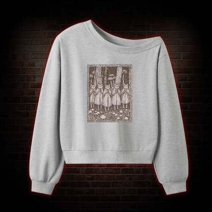 The Cat Coven Off Shoulder Sweatshirt