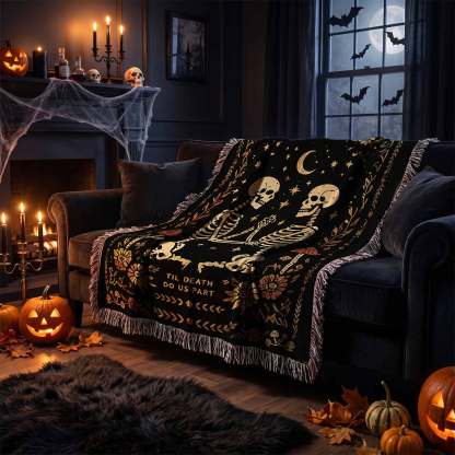 Til Death do Us Part Woven Throw Blanket
