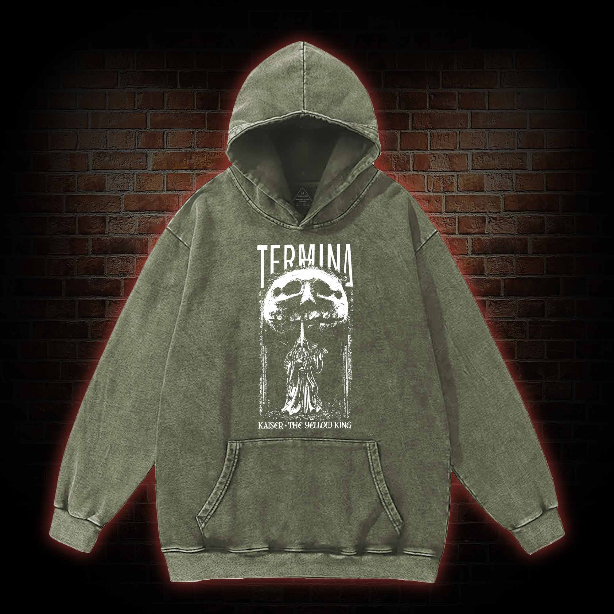 Termina Kaiser The Yellow King Washed Hoodie