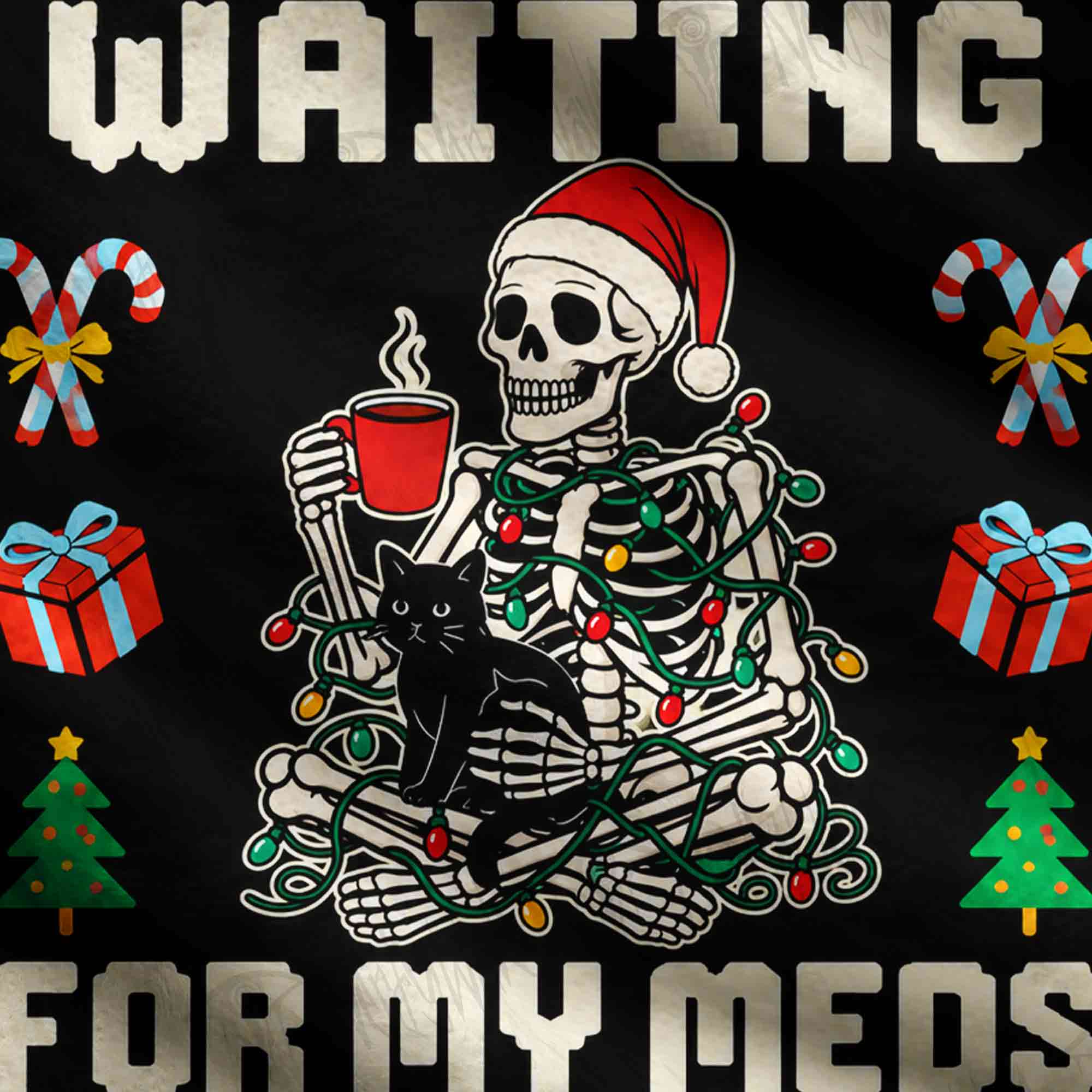 Just Waiting for My Meds to Kick in Ugly Sweatshirts