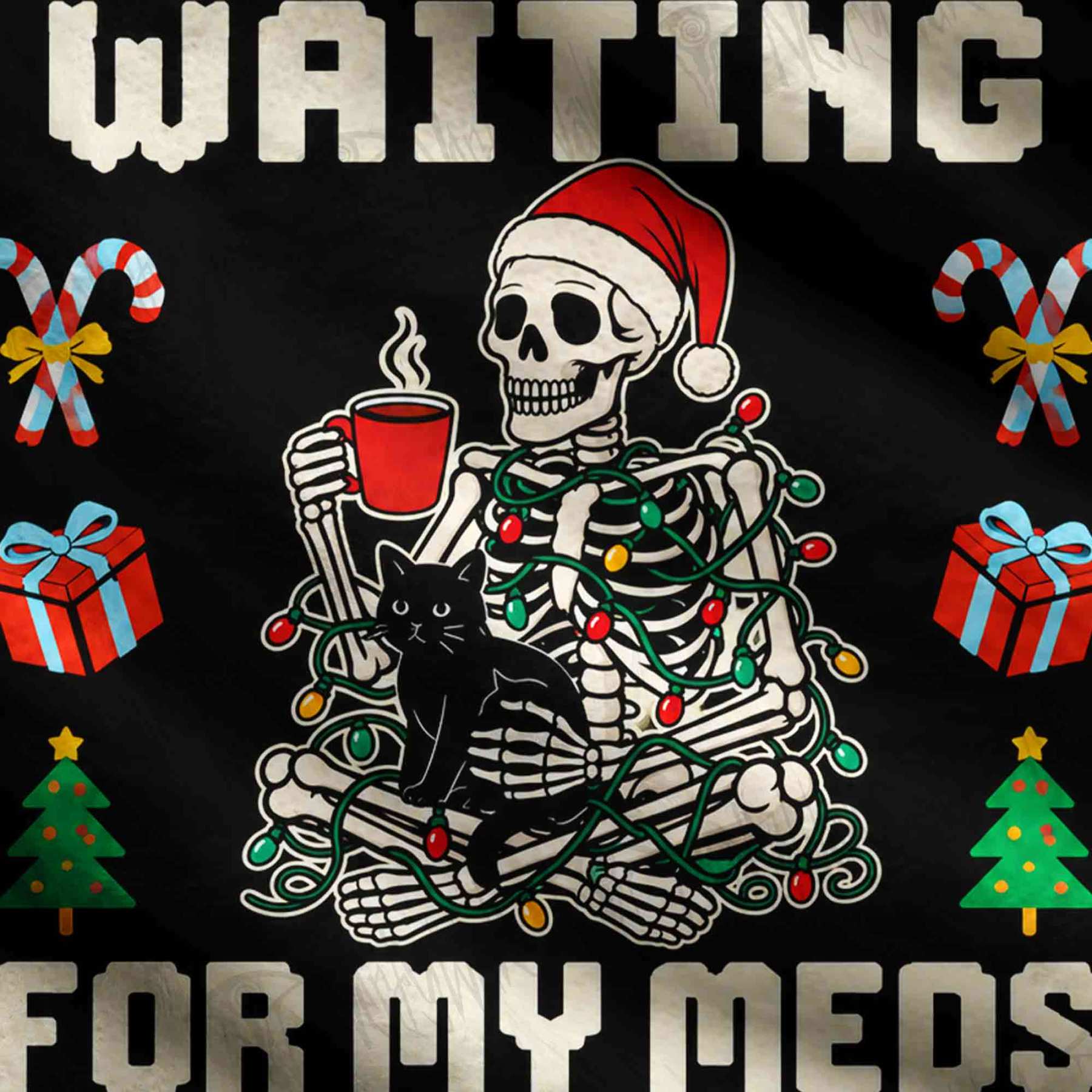 Just Waiting for My Meds to Kick in Ugly Sweatshirts