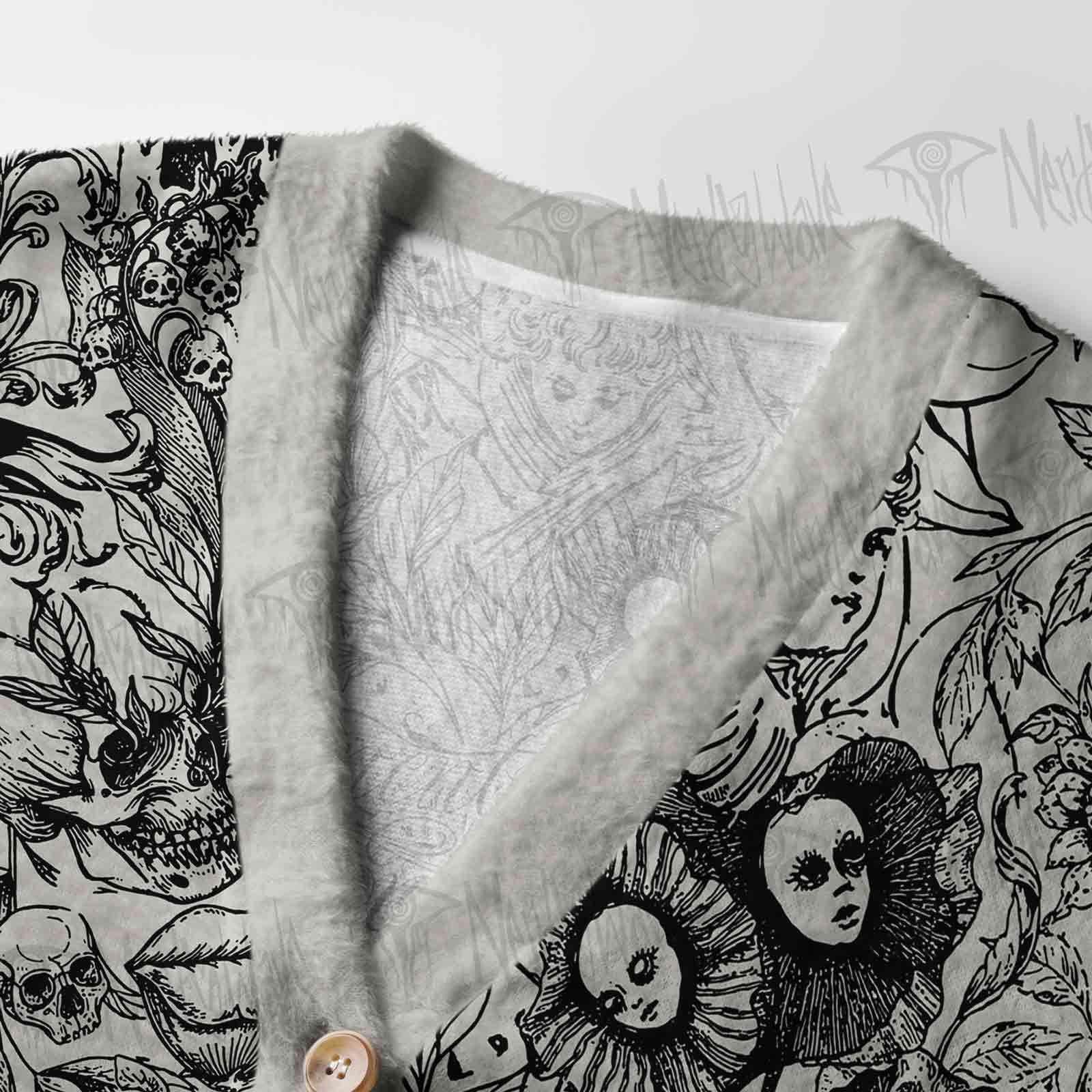 Memento Mori Women's Cardigan Sweater