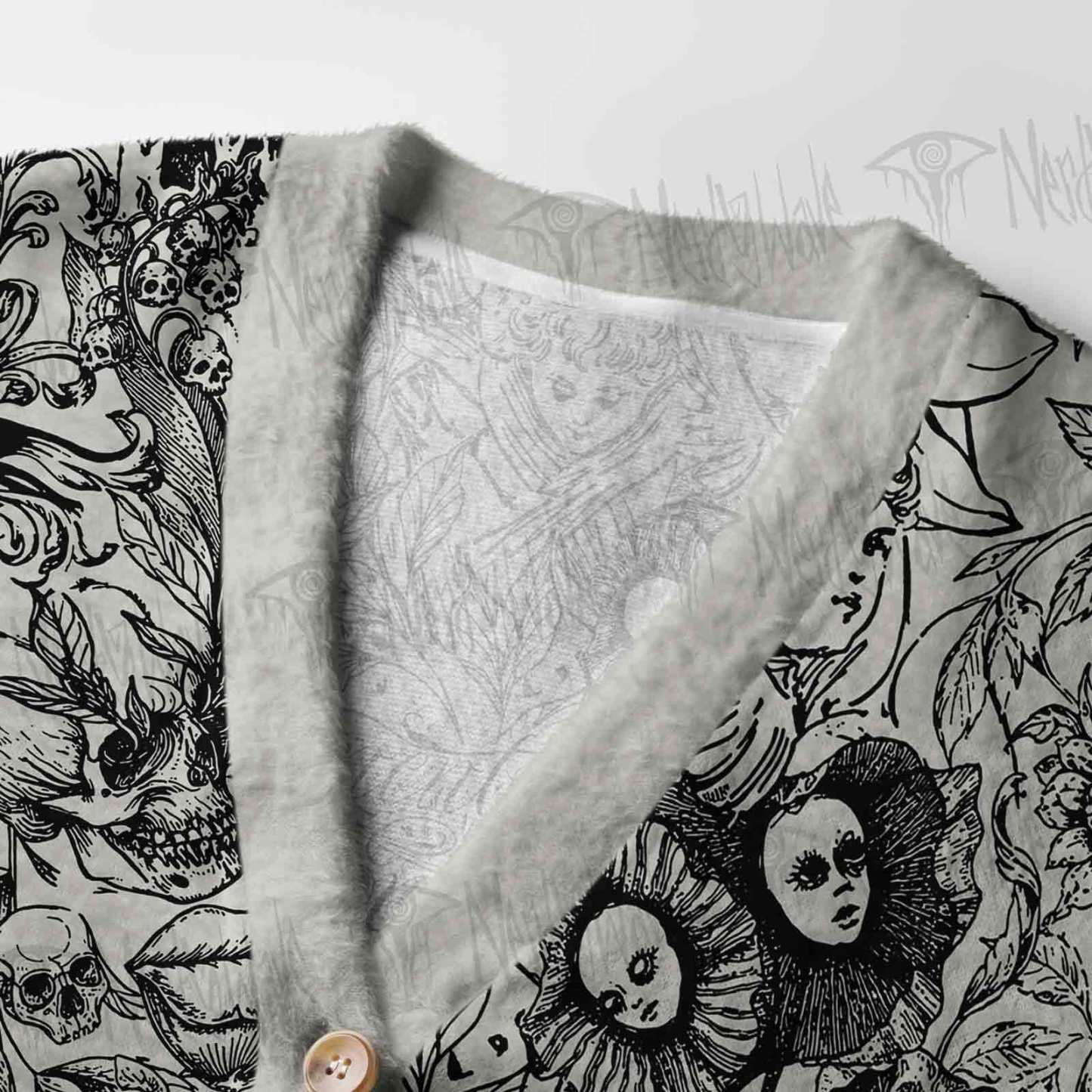 Memento Mori Women's Cardigan Sweater