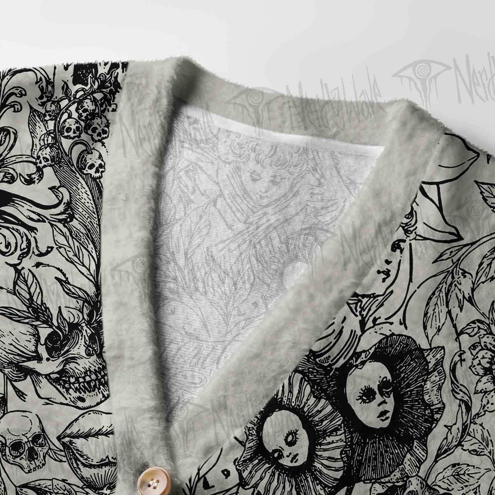 Memento Mori Women's Cardigan Sweater