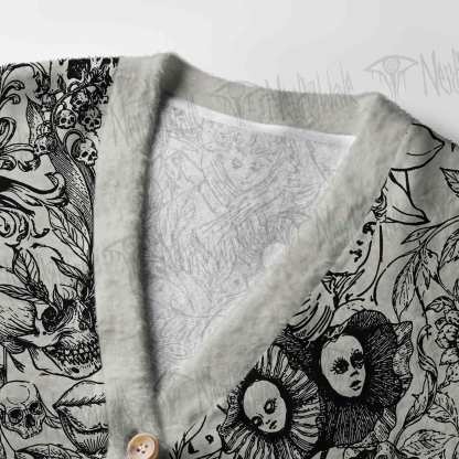 Memento Mori Women's Cardigan Sweater