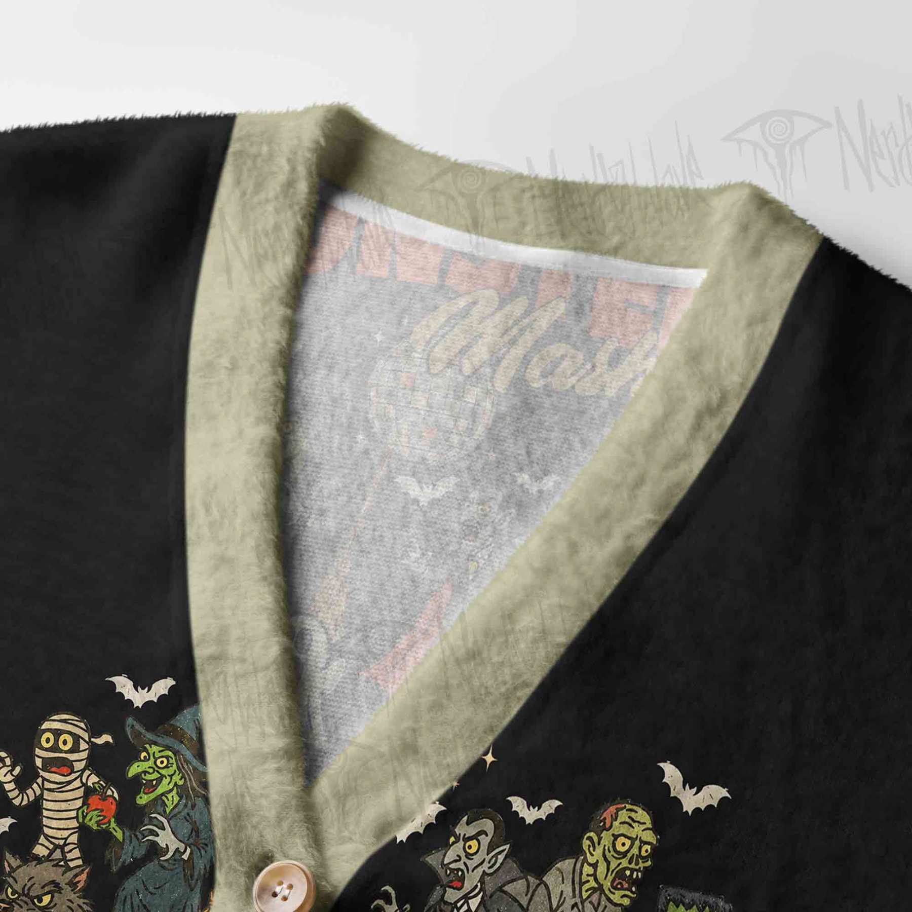 Dancing Monsters Women's Cardigan Sweater