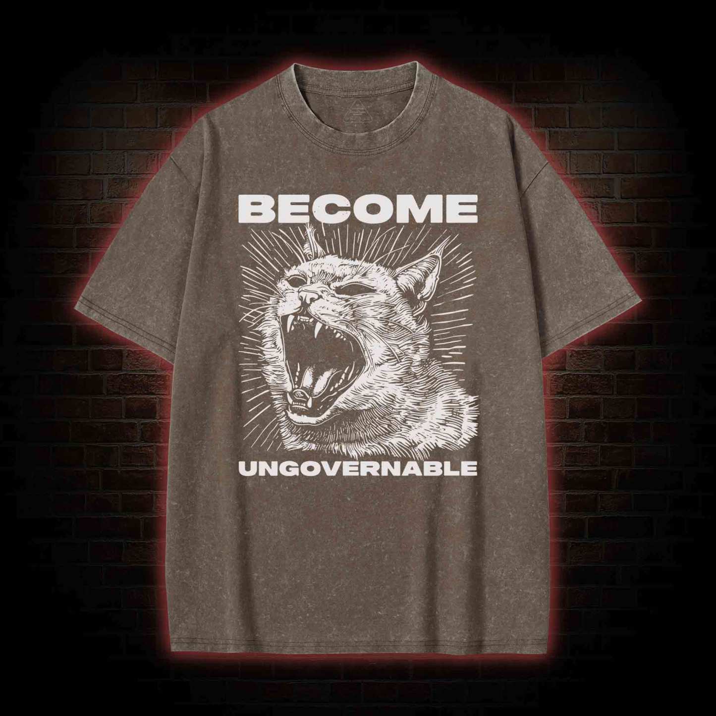 Become Ungovernable Washed T-shirt