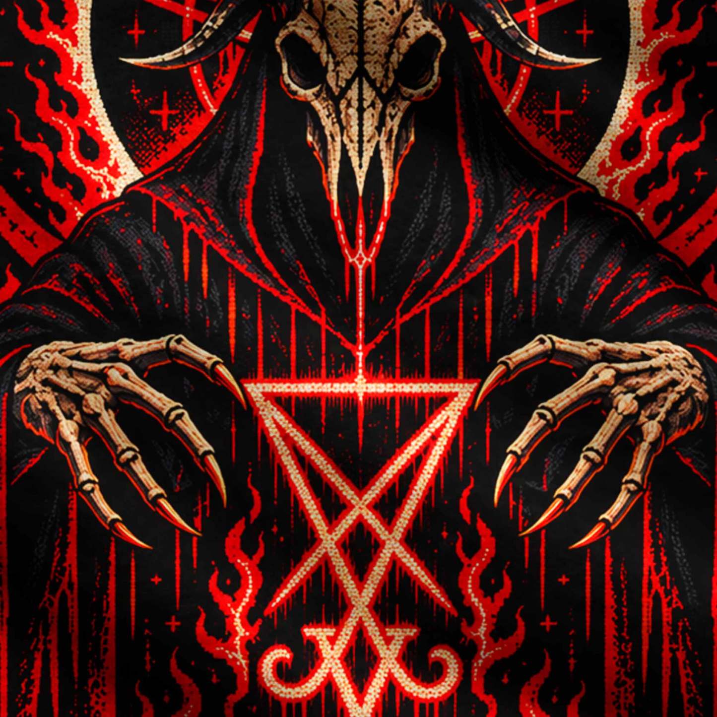 Baphomet Rises Ugly Sweatshirts