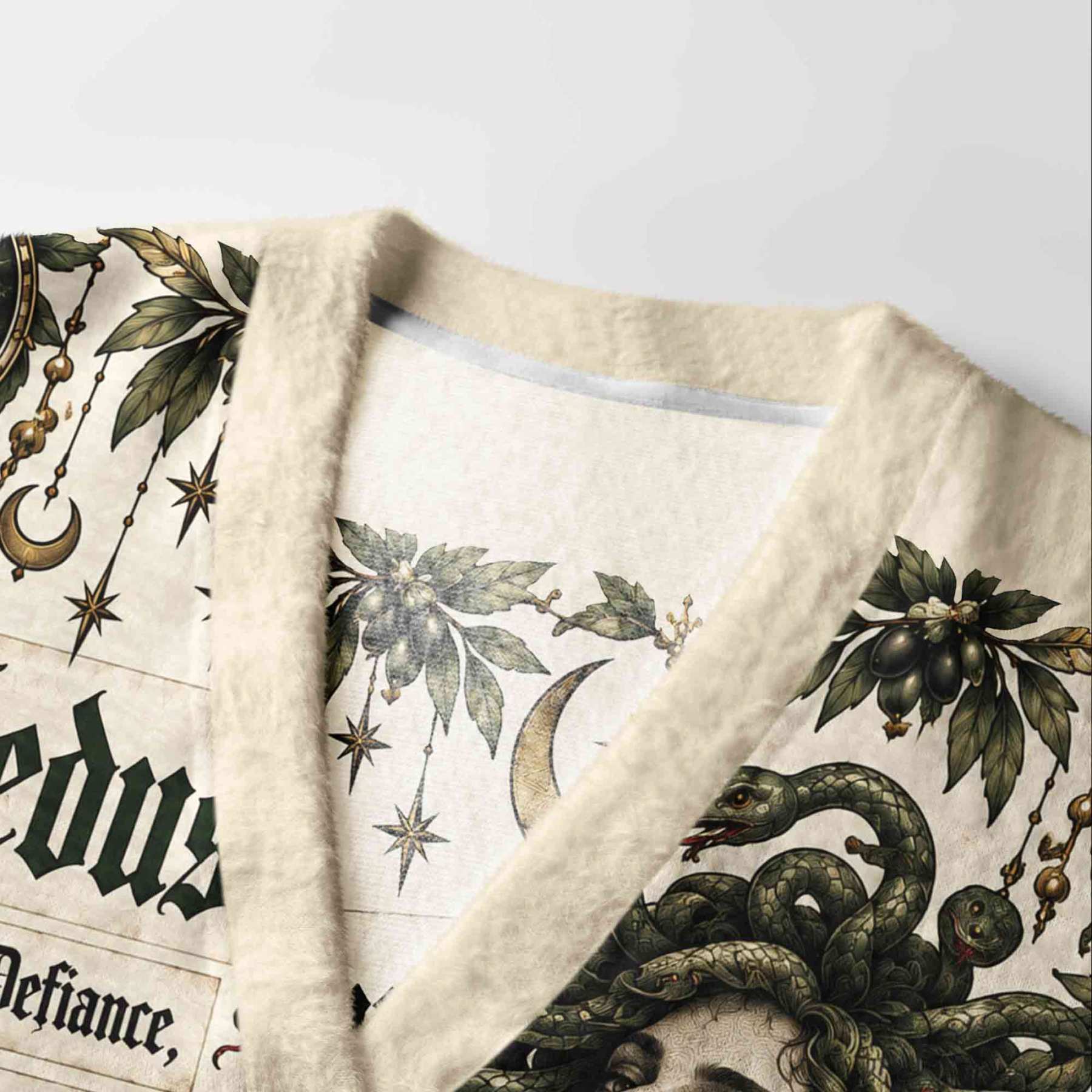 Medusa's Gaze Cardigan Sweater