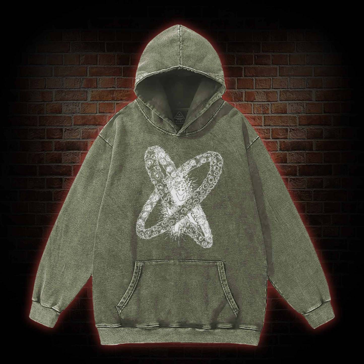 Biblically Accurate Angel Washed Hoodie