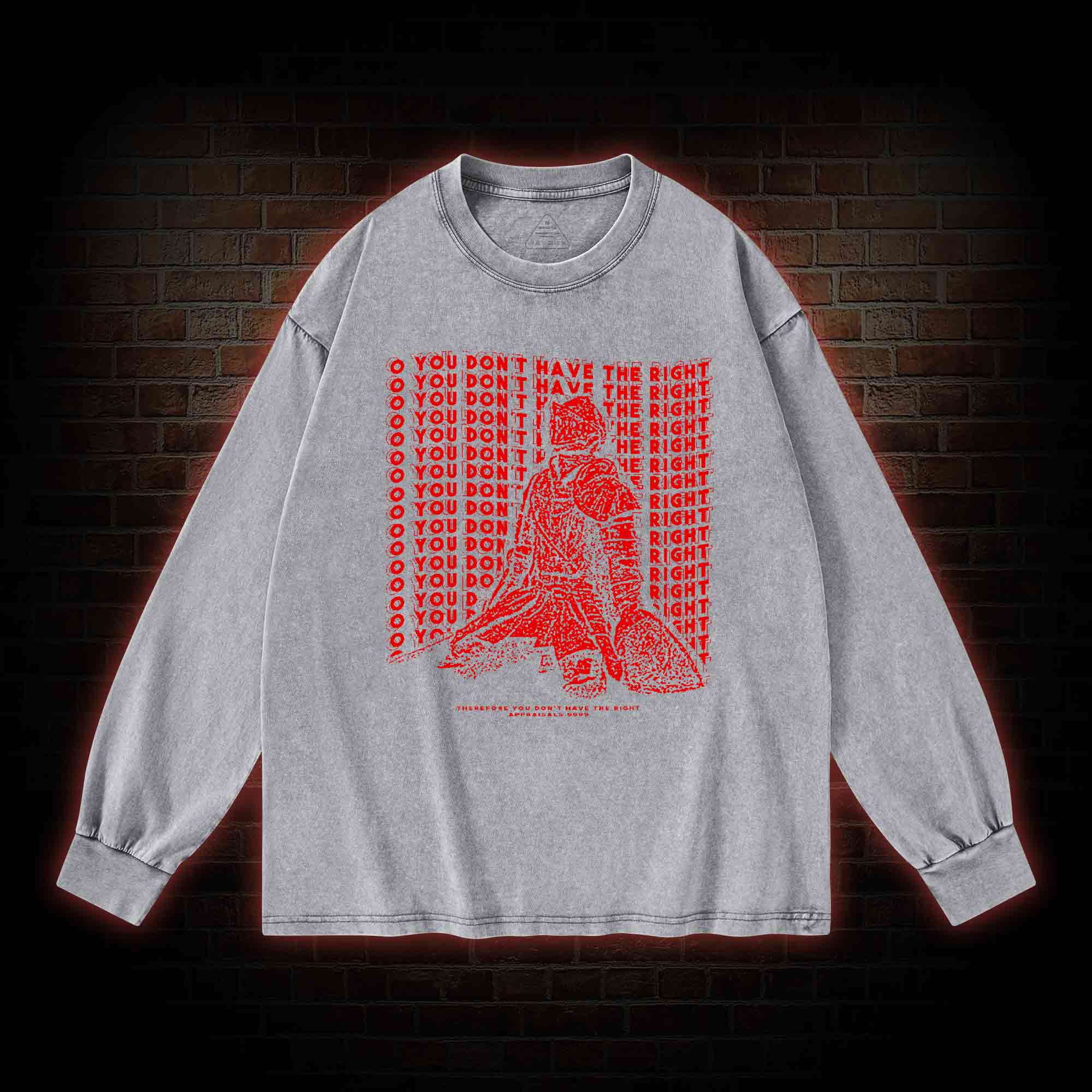 You Don't Have the Right. Elden Ring Washed Long-Sleeve T-shirt