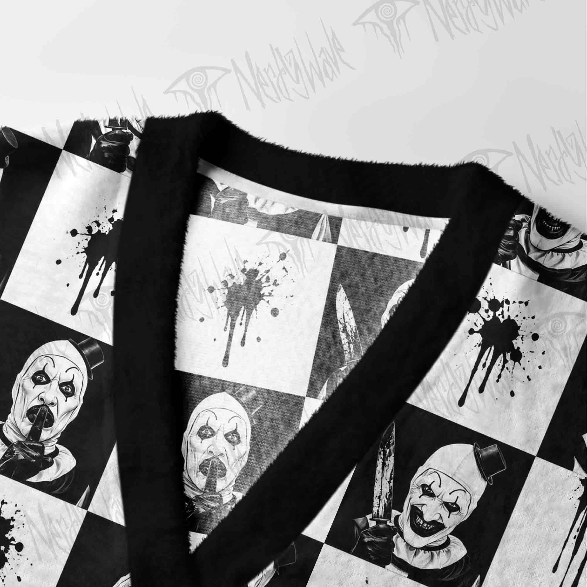 Monochrome Madness Cardigan Sweater
