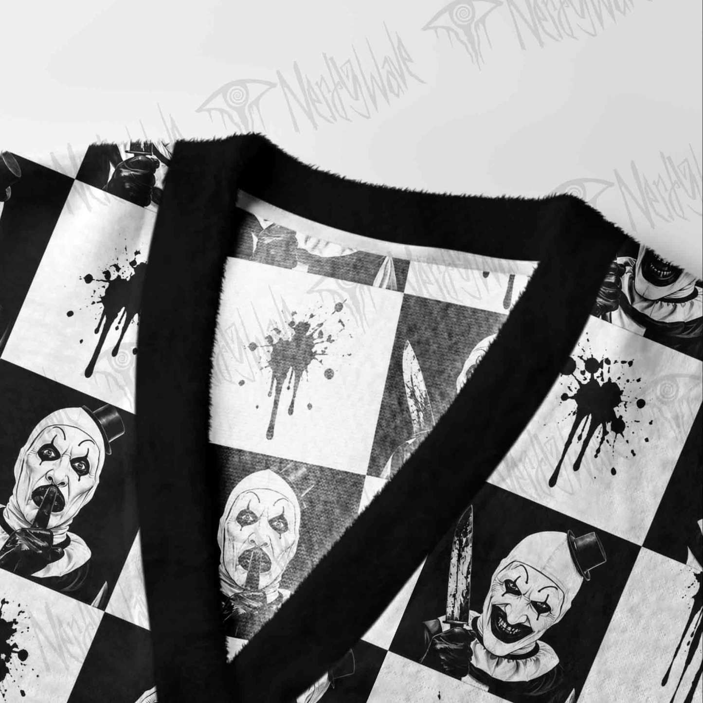 Monochrome Madness Cardigan Sweater