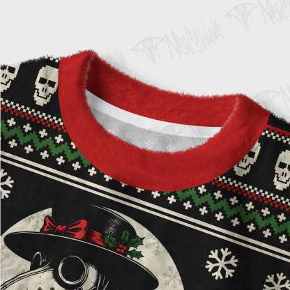 Merry Plaguemas Women's Cropped Ugly Sweatshirt