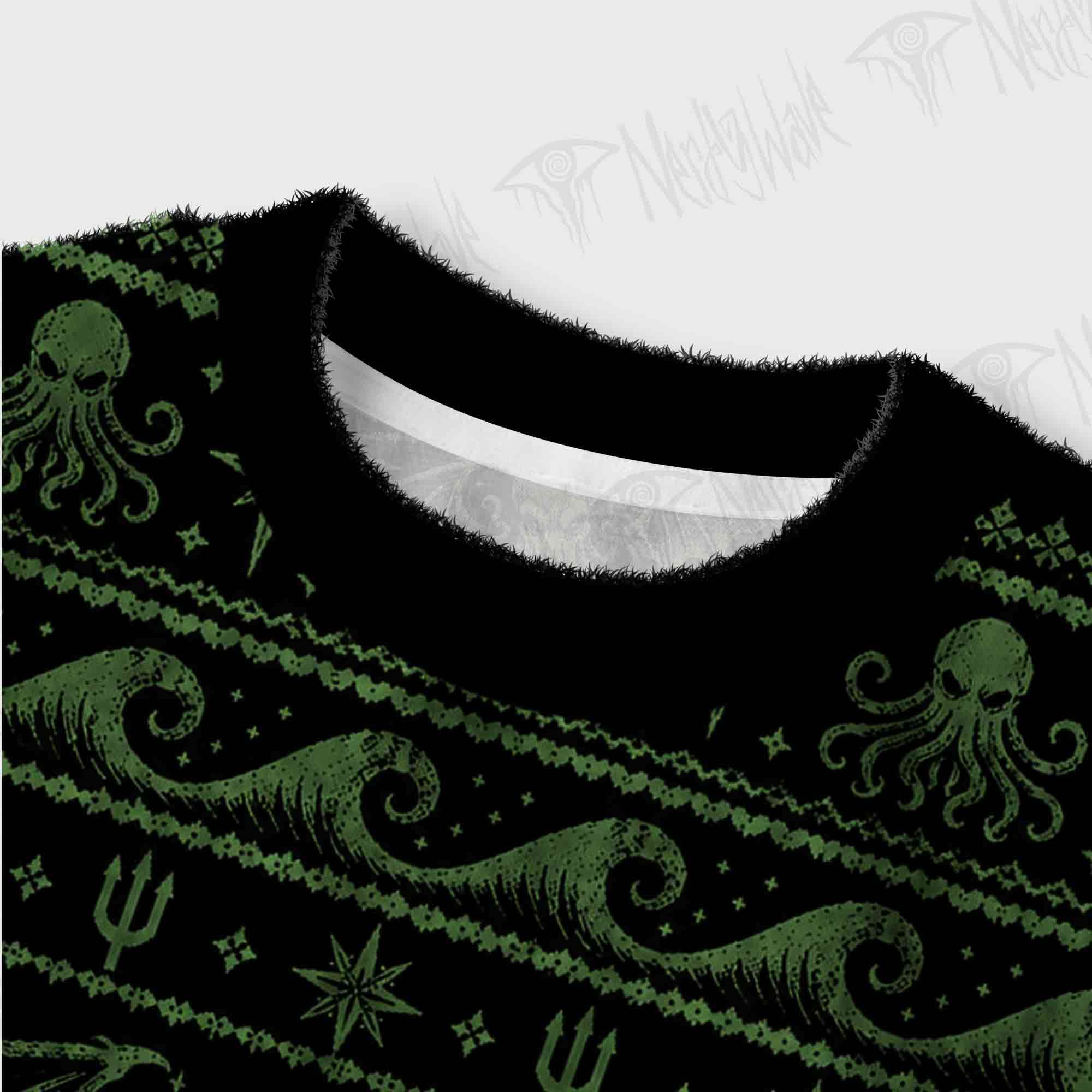 Abyss Cthulhu Women's Cropped Ugly Sweatshirt