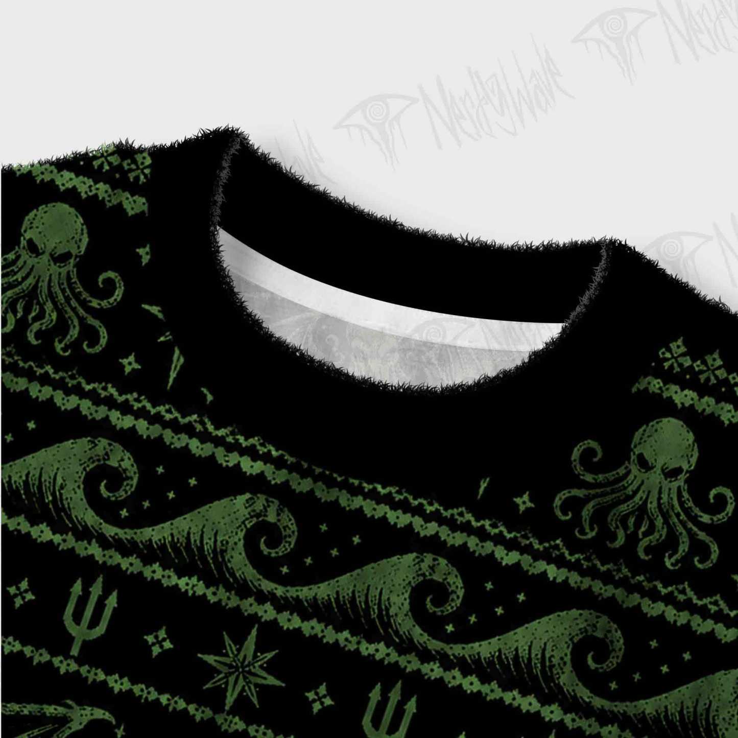 Abyss Cthulhu Women's Cropped Ugly Sweatshirt
