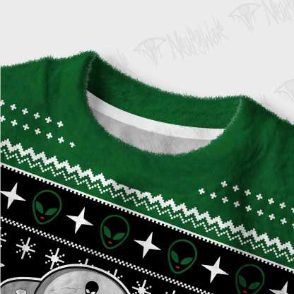 UFO Women's Cropped Ugly Sweatshirt