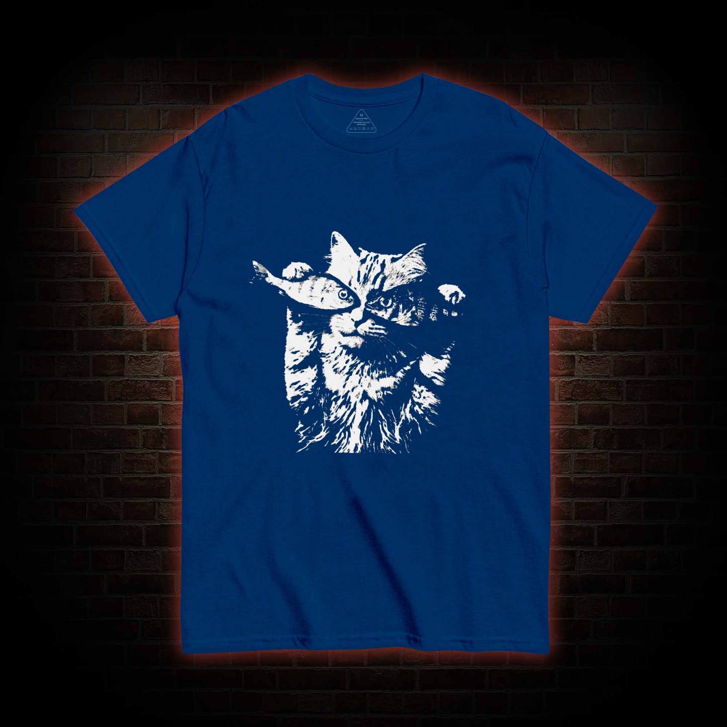 Fish Eye Cat T-shirt