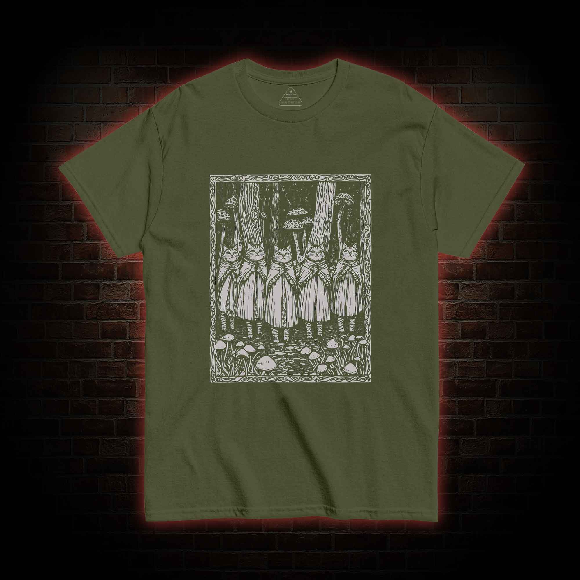 Coven of the Forest Cats T-shirt