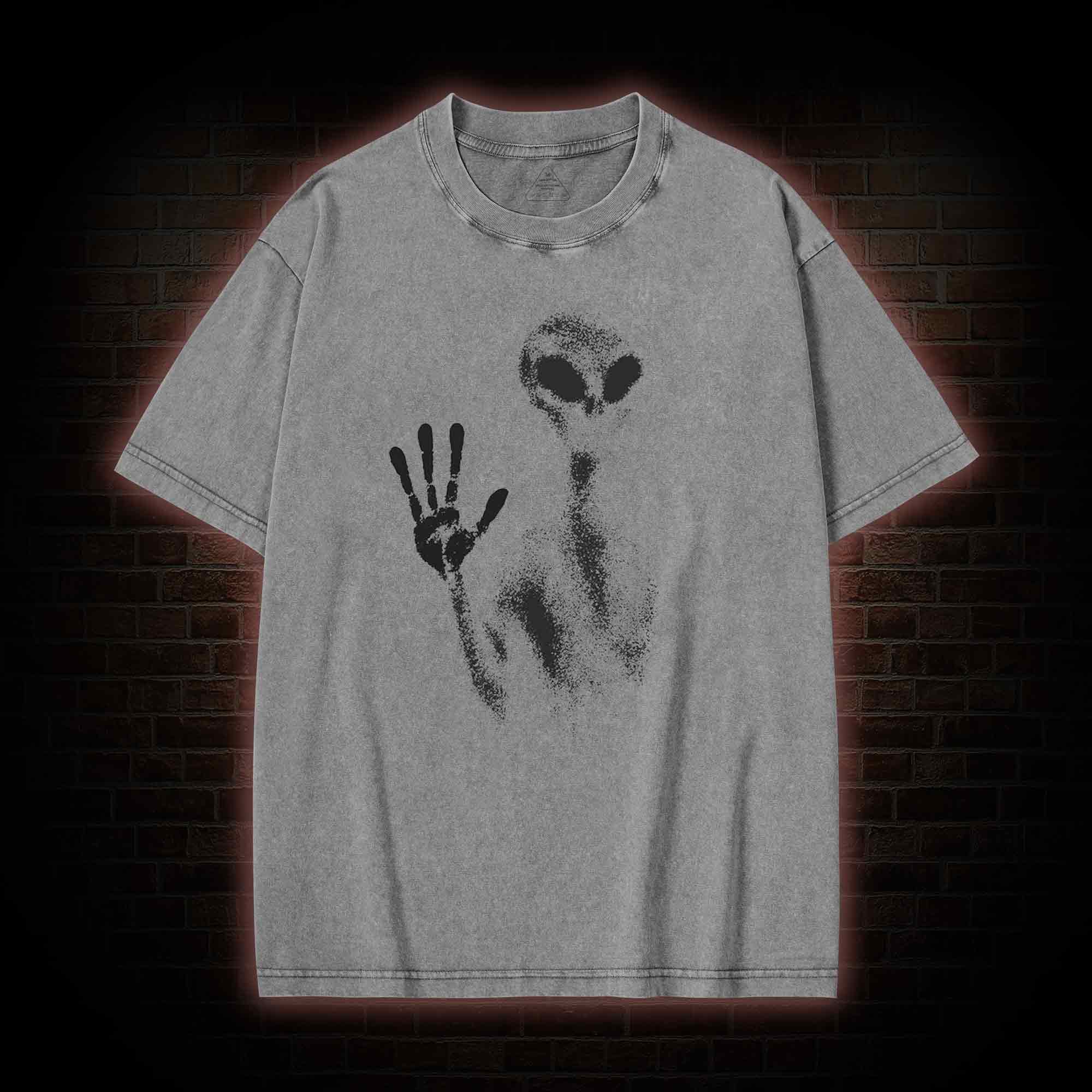 Retro UFO Washed T-shirt
