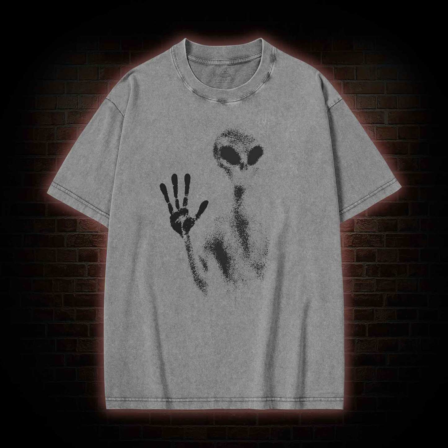 Retro UFO Washed T-shirt