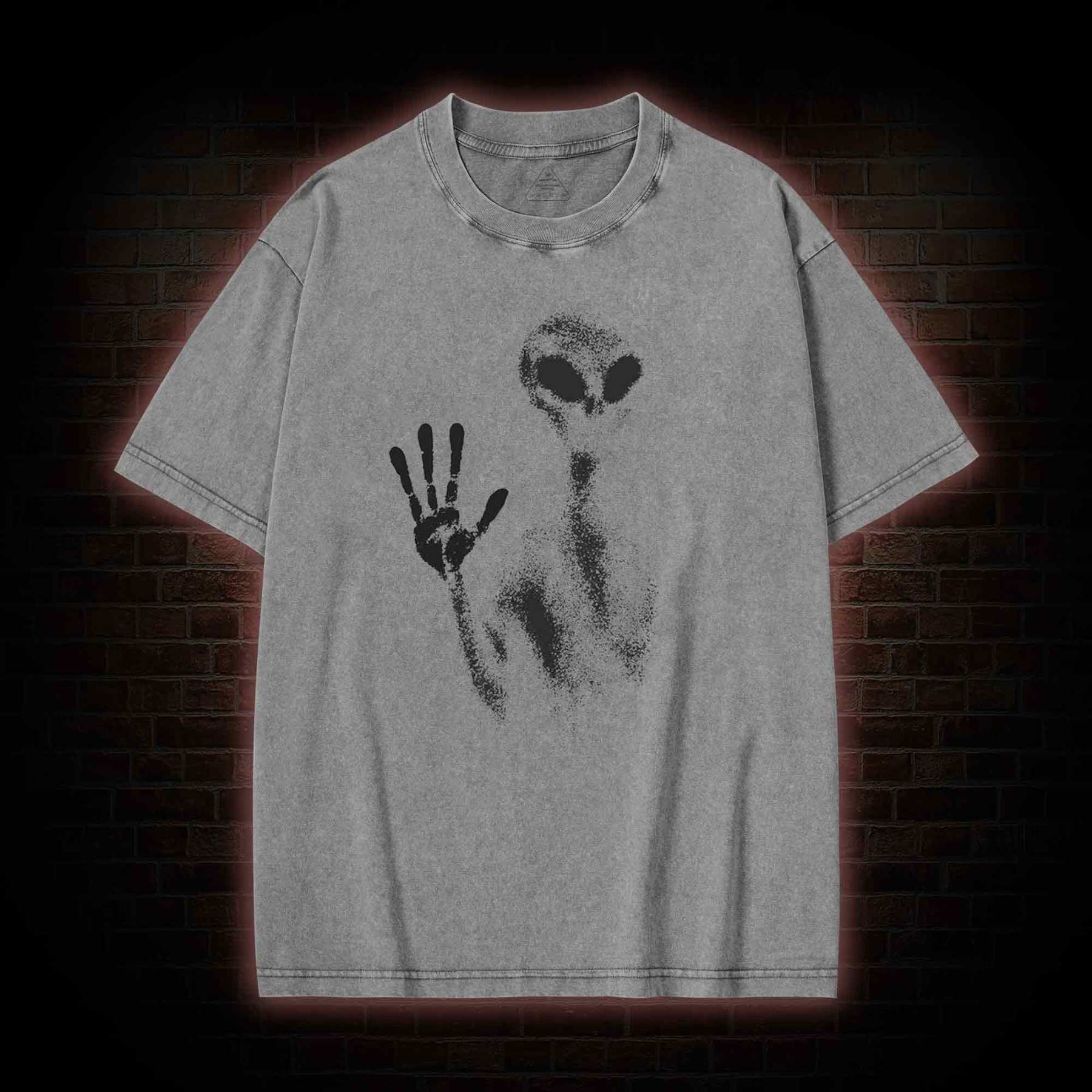 Retro UFO Washed T-shirt