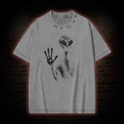 Retro UFO Washed T-shirt
