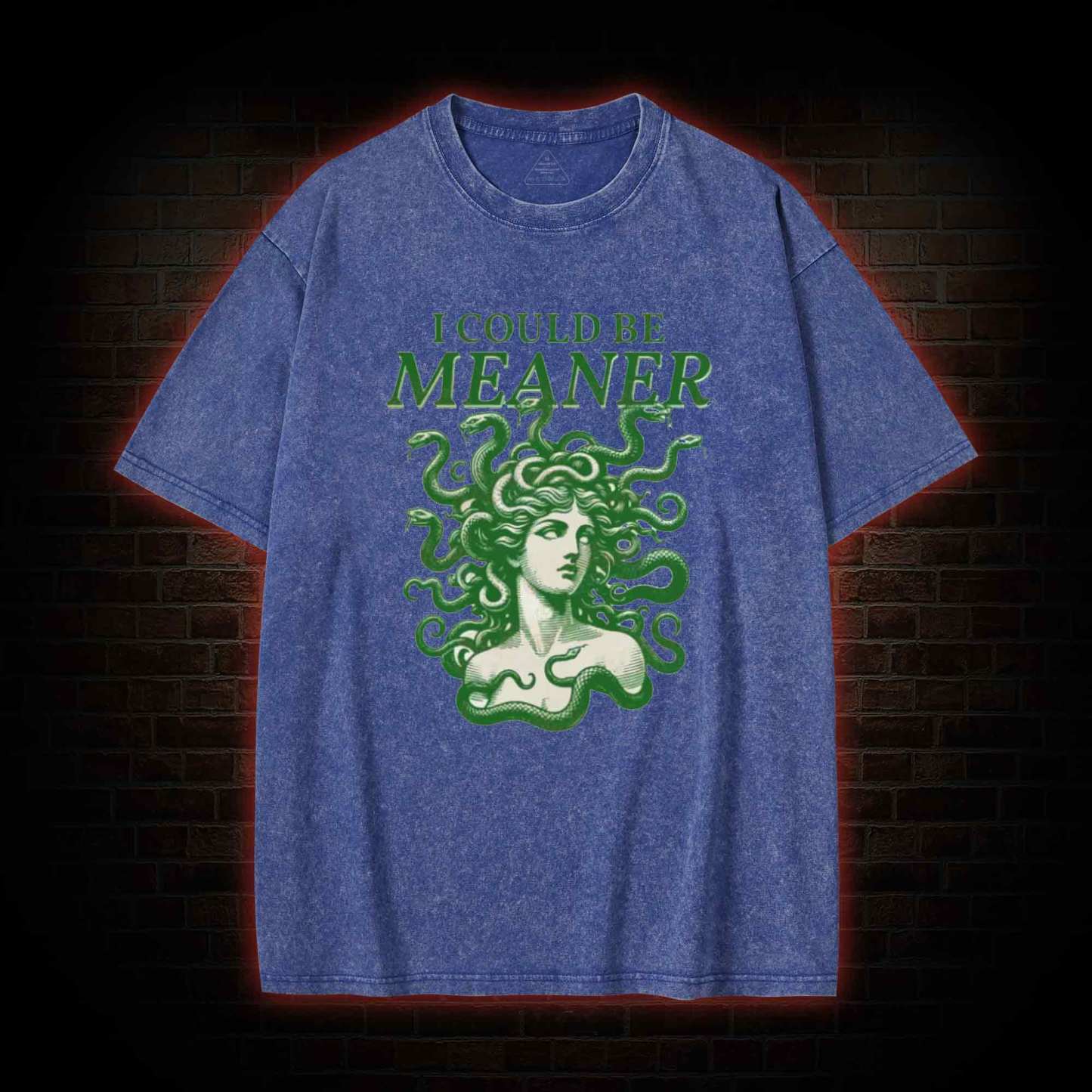 I Could be Meaner Washed T-shirt