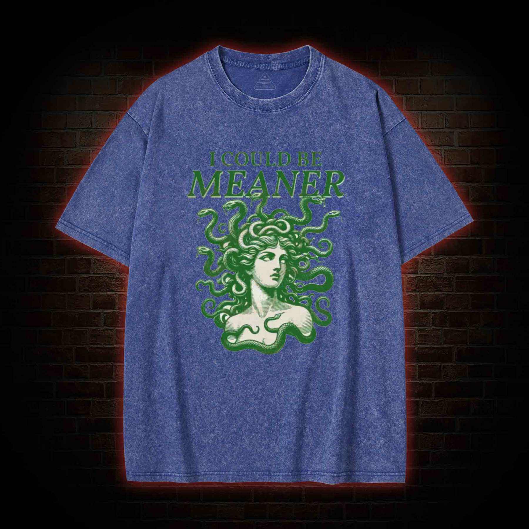 I Could be Meaner Washed T-shirt